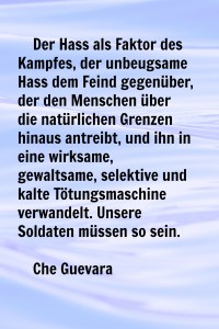 Soldaten als kalte Tötungsmaschinen